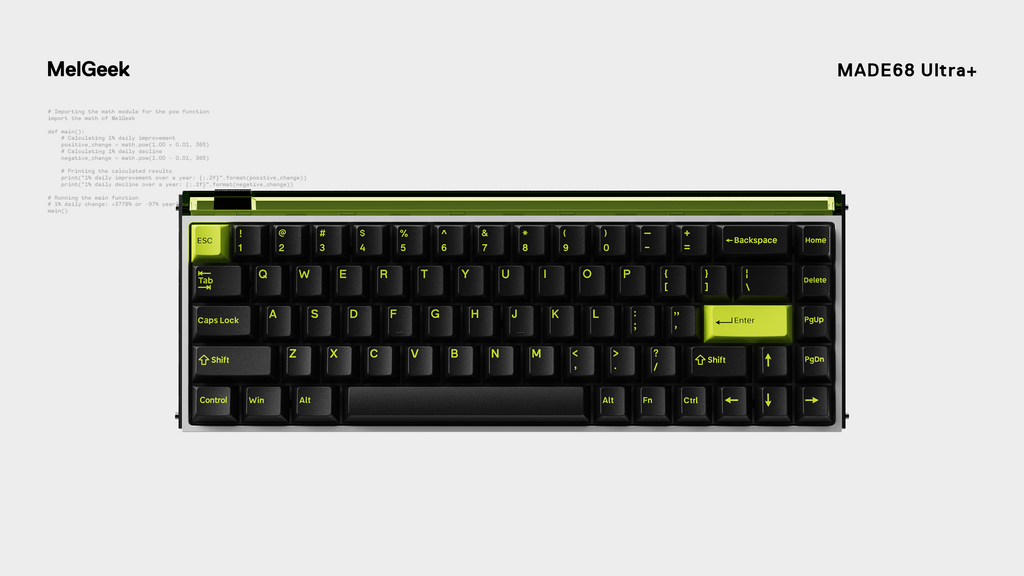 MelGeek | MADE68ultra+ 磁軸鍵盤