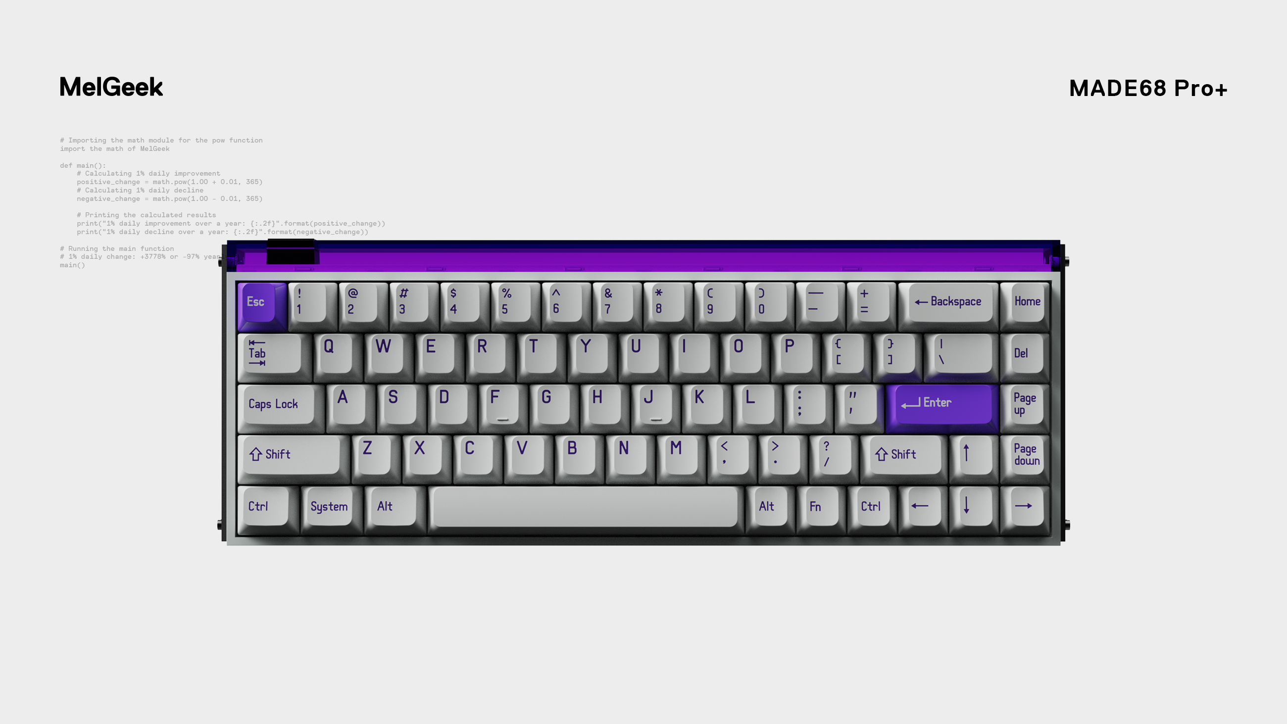 MelGeek | MADE68PRO+ 磁軸鍵盤