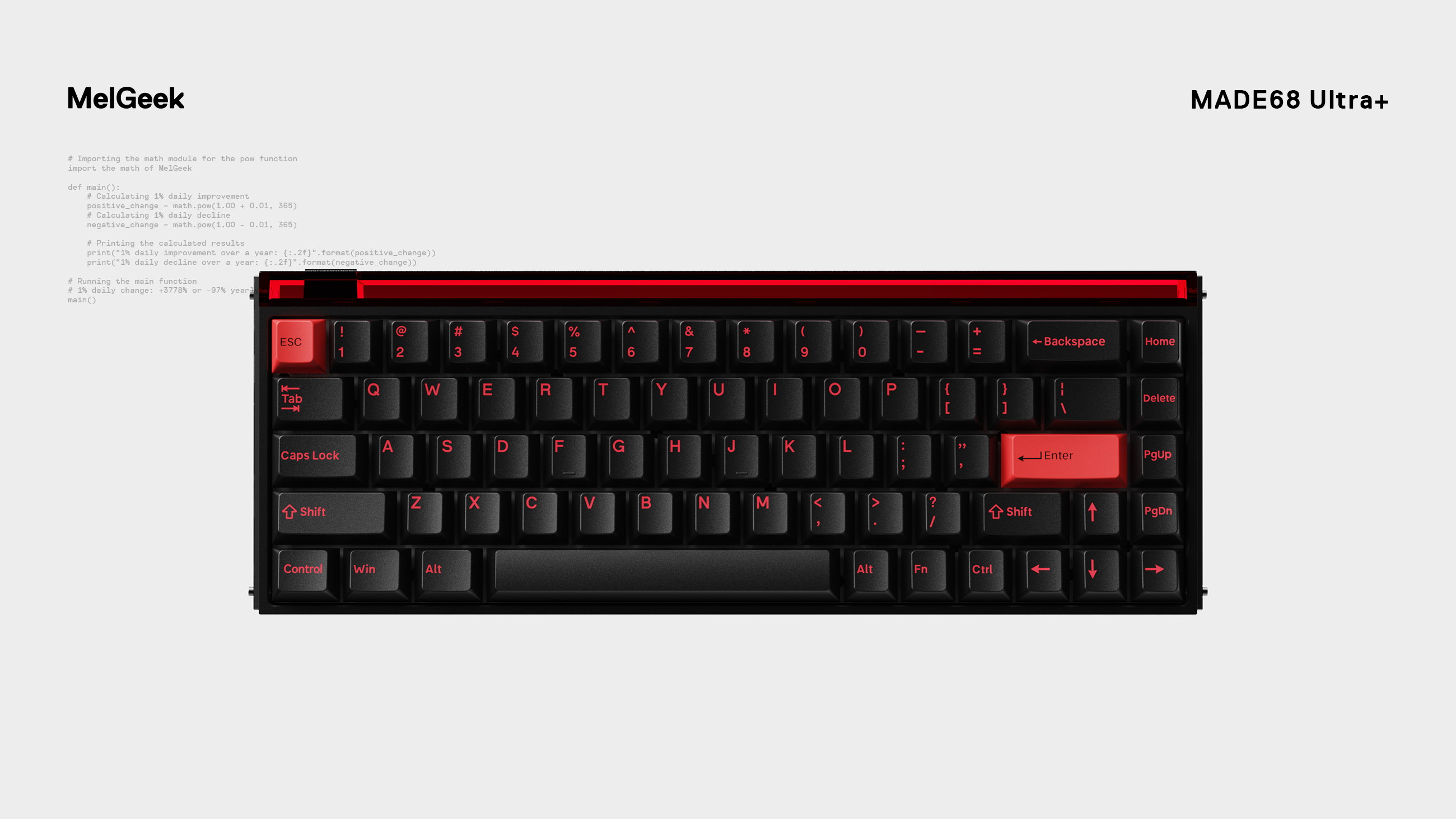 MelGeek | MADE68ultra+ 磁軸鍵盤