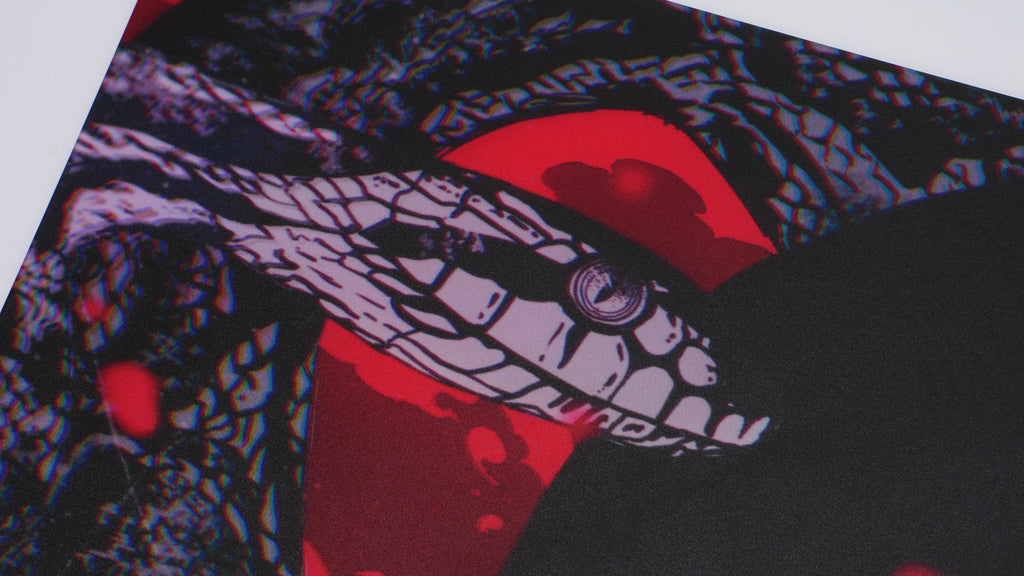 ABYSS | 紅玉 塗層玻璃滑鼠墊