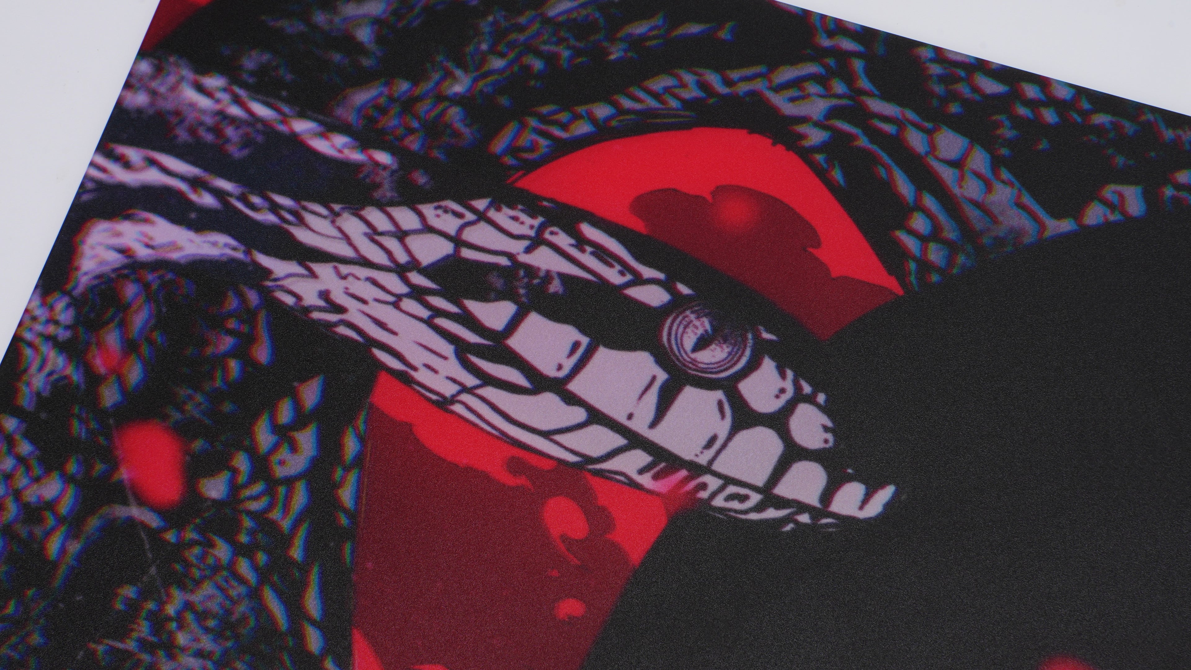 ABYSS | 紅玉 塗層玻璃滑鼠墊