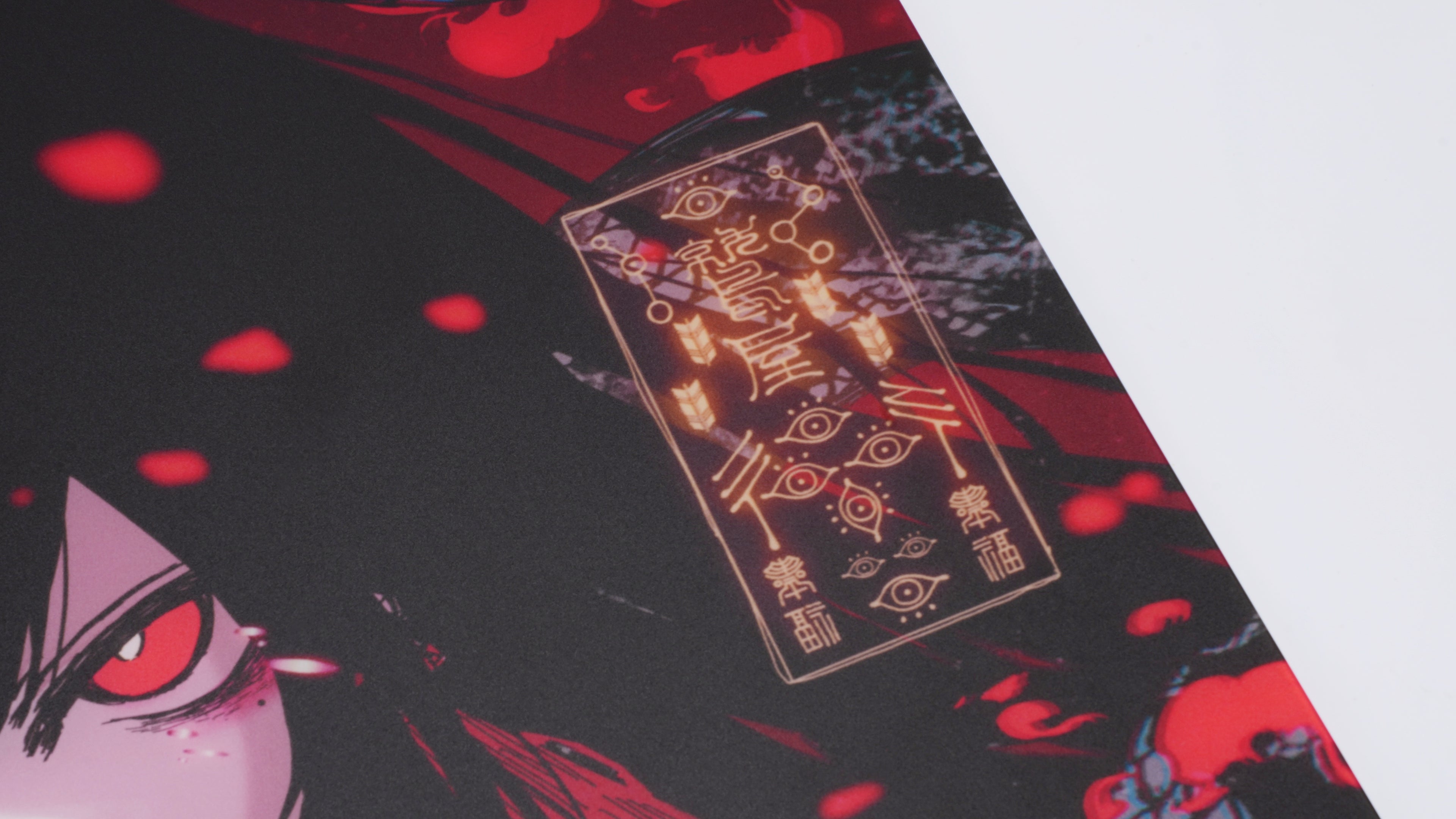 ABYSS | 紅玉 塗層玻璃滑鼠墊