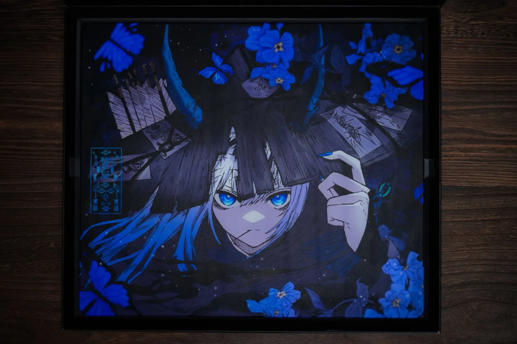 ABYSS | 嵐玉 塗層玻璃滑鼠墊